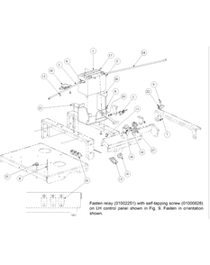 Electrical Engine Assembly Diagram and Parts List for M48-KHS 53AB5B5M150-18-HP Cub Cadet Lawn Tractor